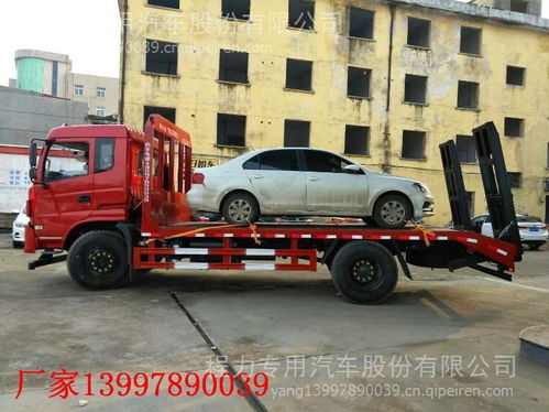東風隨專單橋玉柴180馬力平板運輸車 中挖運輸的可靠伙伴